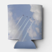 エアショー軍隊ジェット形成 缶クーラー (裏面)