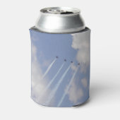 エアショー軍隊ジェット形成 缶クーラー (缶裏面)