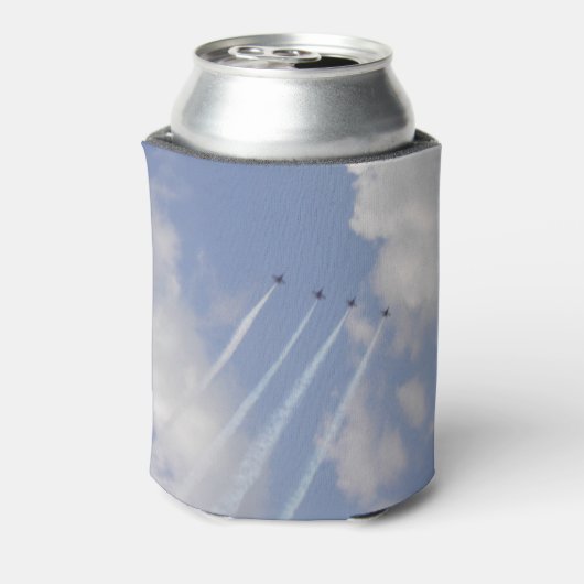 エアショー軍隊ジェット形成 缶クーラー (缶裏面)