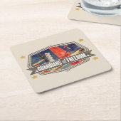 エアショー スクエアペーパーコースター (アングル)