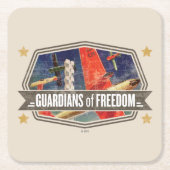 エアショー スクエアペーパーコースター (正面)