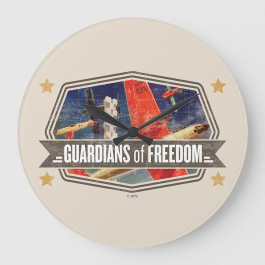 エアショー ラージ壁時計 (正面)