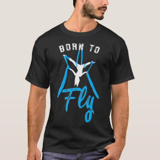 エアシルクス・ダンサー・エアリアリスト・エアヨガ・アクロバティックス Tシャツ