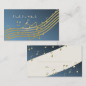 エアシーティングカードの音楽 プレイスカード (正面/裏面)