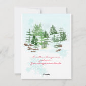 エアストリームクリスマスフラットカード シーズンカード (裏面)