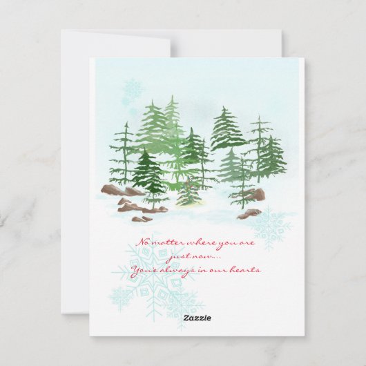 エアストリームクリスマスフラットカード シーズンカード (裏面)