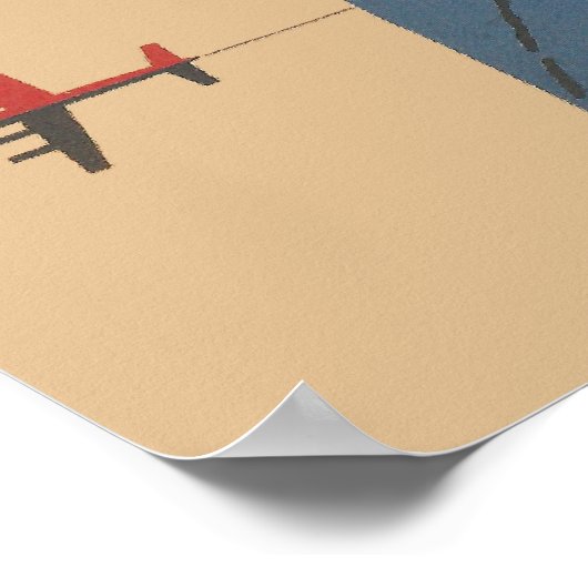 エアセイロンヴィンテージのポスター ポスター (角)