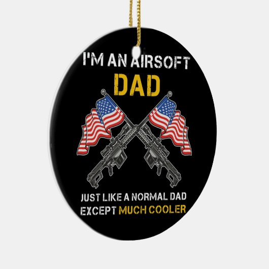 エアソフトパパは通常のパパと同様に多くを除く セラミックオーナメント (右)