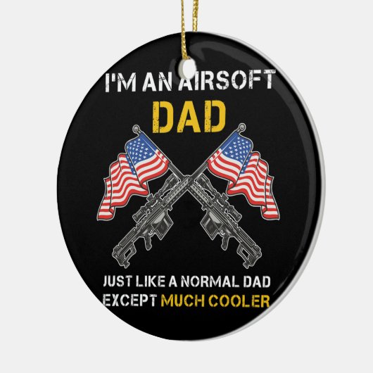 エアソフトパパは通常のパパと同様に多くを除く セラミックオーナメント (左)