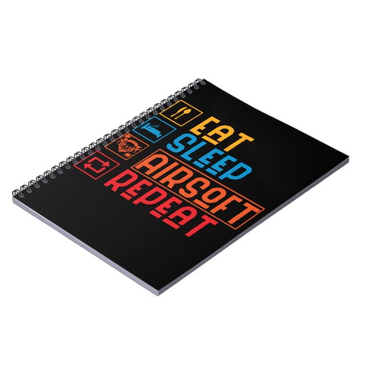 エアソフトプレーおもしろいヤーペイントボールエアソフトチーム ノートブック (左側)