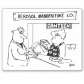 エアゾールメーカー水筒スプレー缶カスタード シール (正面)