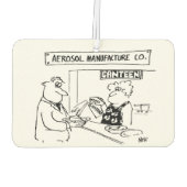 エアゾール製品メーカーがカスタードを使用 カーエアーフレッシュナー (裏面)