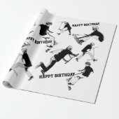 エアタイム! – スクーターおもしろい ラッピングペーパー (アンロールド)