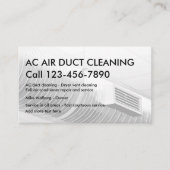 エアダクト清掃用名刺 名刺 (正面)