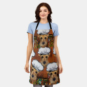 エアデイル・テリア エプロン (着用した状態)