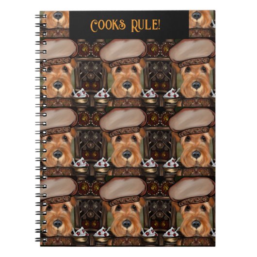 エアデイル・テリア ノートブック (正面)