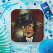 エアデイル・テリア ペーパープレート (パーティー)