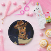 エアデイル・テリア ペーパープレート (パーティー)