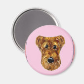 エアデイル・テリア マグネット (正面/裏面)