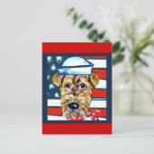 エアデイル ネイビー ポストカード (スタンド正面)