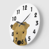 エアデールの壁時計 ラージ壁時計 (傾斜)