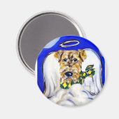 エアデールテリアの天使 マグネット (正面/裏面)