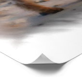 エアデールテリアアートプリントギフト ポスター (角)