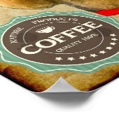 エアデールテリアコーヒークラブ ポスター (角)