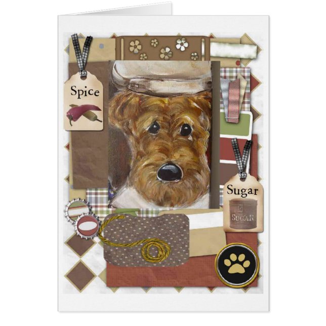 エアデールテリアシェフ (正面)