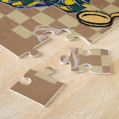 エアデールテリアシェフ ジグソーパズル (側面)