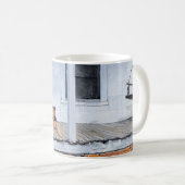 エアデールテリアズオンザベランダ コーヒーマグカップ (正面右)