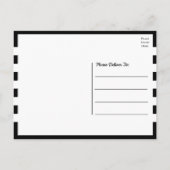 エアデールテリアハッピーバースデーウォーターカラードッグ ポストカード (裏面)