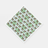 エアデールテリアパターン スタンダードランチョンナプキン (角)