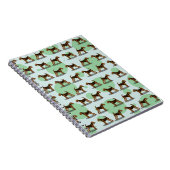 エアデールテリアパターン ノートブック (右側)