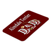 エアデールテリアパパ マグネット (左側)