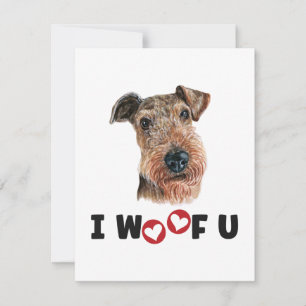 エアデールテリアードッグI Woof You