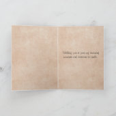 エアデールテリア図解入りの、写真付きの誕生日カード カード (内部)