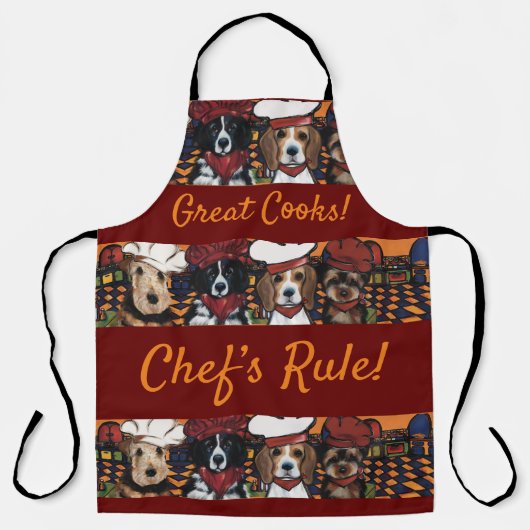 エアデールテリア エプロン (正面)