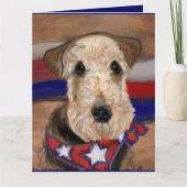 エアデールテリア カード (正面)