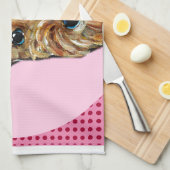 エアデールテリア キッチンタオル (四つ折り)