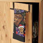 エアデールテリア キッチンタオル<br><div class="desc">ホリデーAIREDALEギフト！</div>