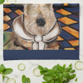 エアデールテリア キッチンタオル (折り畳み)