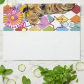 エアデールテリア キッチンタオル (折り畳み)