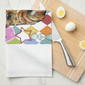 エアデールテリア キッチンタオル (四つ折り)