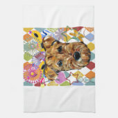 エアデールテリア キッチンタオル (縦)