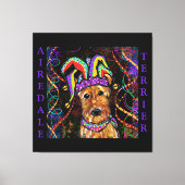 エアデールテリア キャンバスプリント (正面)