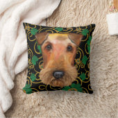 エアデールテリア クッション (ブランケット)