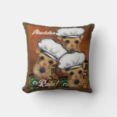 エアデールテリア クッション (正面)