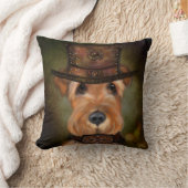 エアデールテリア クッション (ブランケット)