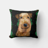 エアデールテリア クッション (正面)